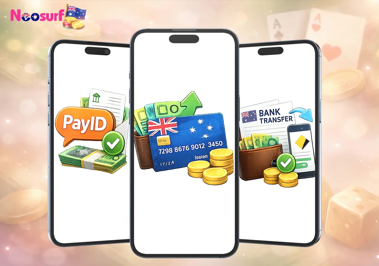 Available withdrawal methods from Australian online casinos